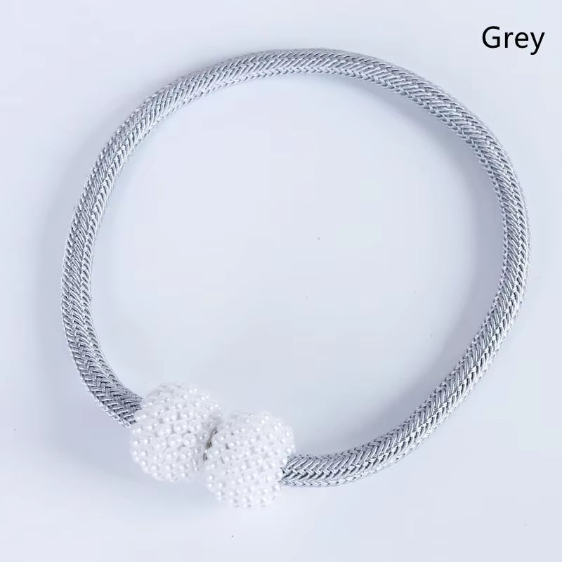 1/2PCS Pearl Magnetic Curtain Clip Curtain Holders Tie Back Buckle Clips Hanging Ball Buckle Tie Back Curtain Decor Accessories