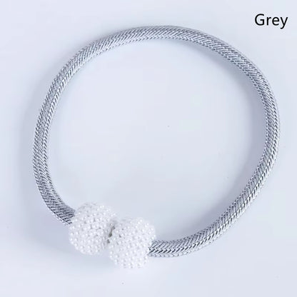 1/2PCS Pearl Magnetic Curtain Clip Curtain Holders Tie Back Buckle Clips Hanging Ball Buckle Tie Back Curtain Decor Accessories