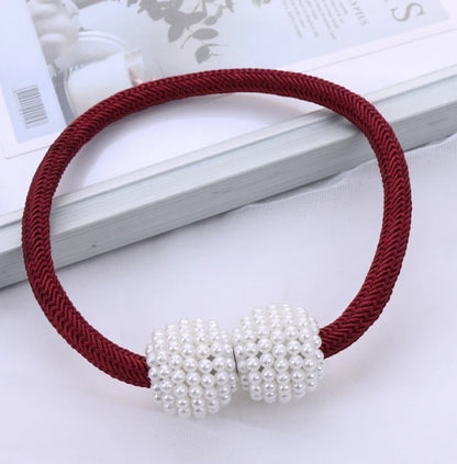 1/2PCS Pearl Magnetic Curtain Clip Curtain Holders Tie Back Buckle Clips Hanging Ball Buckle Tie Back Curtain Decor Accessories