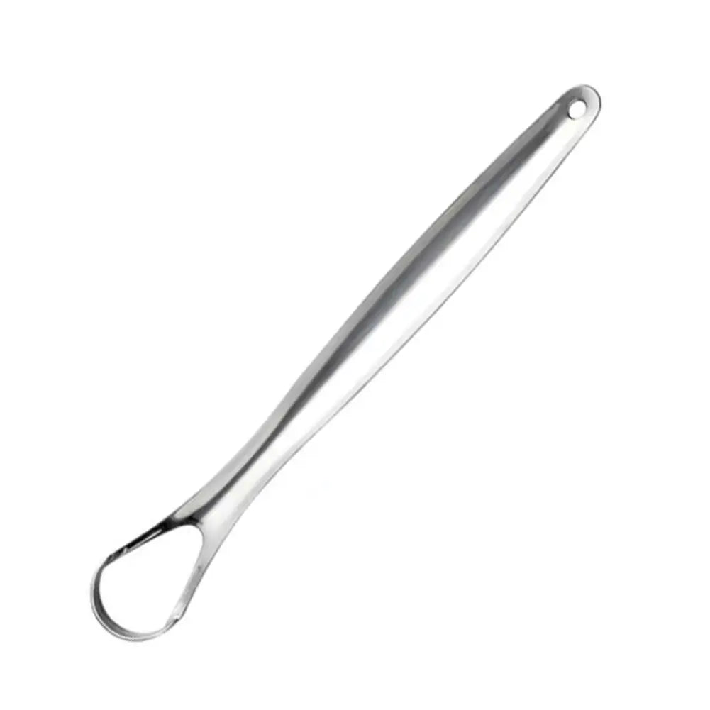 1Pc Stainless Steel Tongue Scraper Tongue Coating Cleaner Tonguecoating Brush Cleaning Tongue Coating Removing Bad Breath